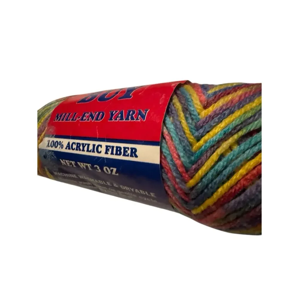 Mixed Acrylic Yarn‎ Lot Yarn Bee Soft & Sleek Bulk Mill End + Partial Balls Knit